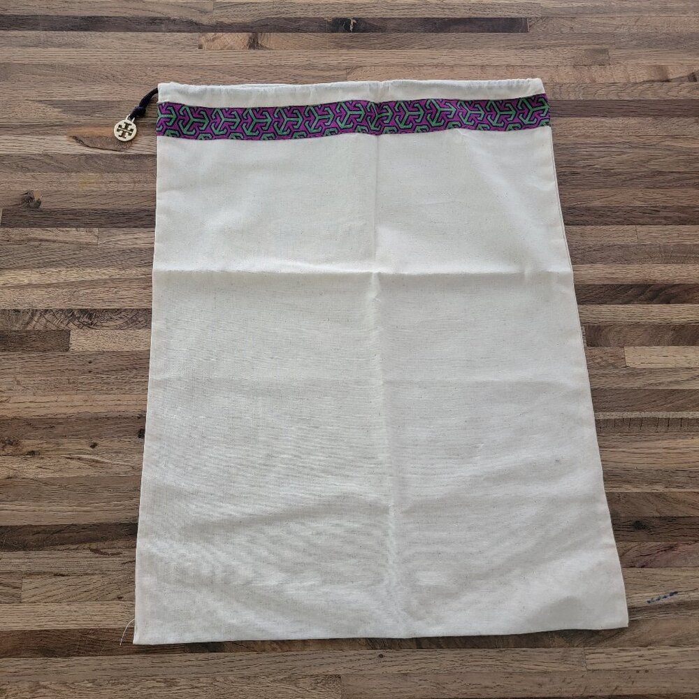 18" x 14" Tory Burch Draw String Dust Protection Bag